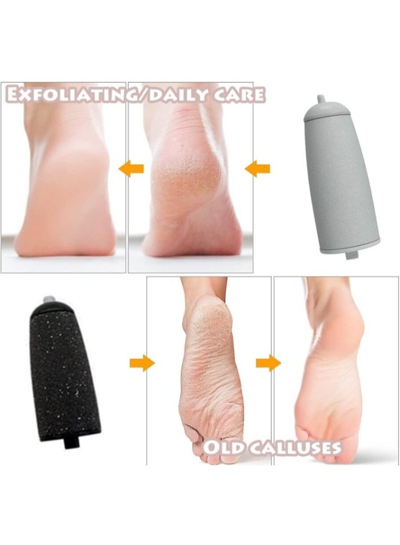 Electric Pedicure Device Foot Care Foot File with 2 Heads, Portable Callus and Dead Skin Remover, Foot Scrubber and Feet care Machine - Image 4